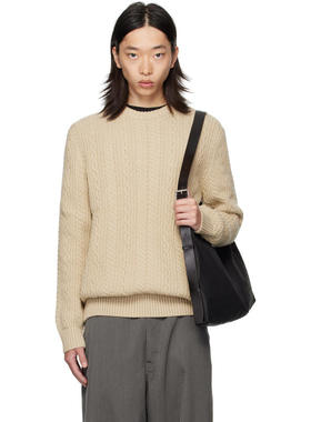 Barbour 巴伯尔 男士 毛衣 驼色 Lowfen Cable-Knit