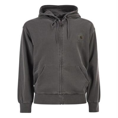 Carhartt 卡哈特 男士 SS26 卫衣 Carhartt Nelson 拉链连帽衫