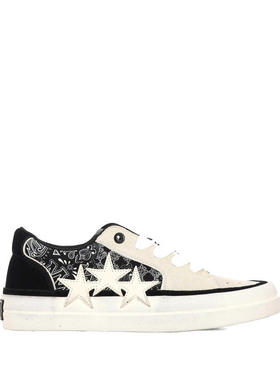 Amiri 埃米尔 男士 运动鞋 黑色  白色 Bandana Sunset Skate