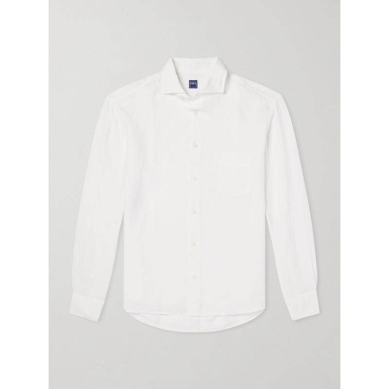 Fedeli 男士 SS26 衬衫 Phil 剪口领亚麻衬衫,男装,衬衫,淘宝优惠券,粉丝福利购,淘宝优惠卷