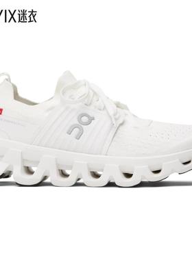 On昂跑 女款白色 Cloudswift 4 运动鞋 迷衣时尚