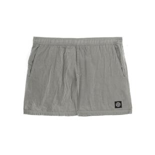 Island 泳裤 石头岛 SS26 带Logo拼缀泳衣 男士 Stone