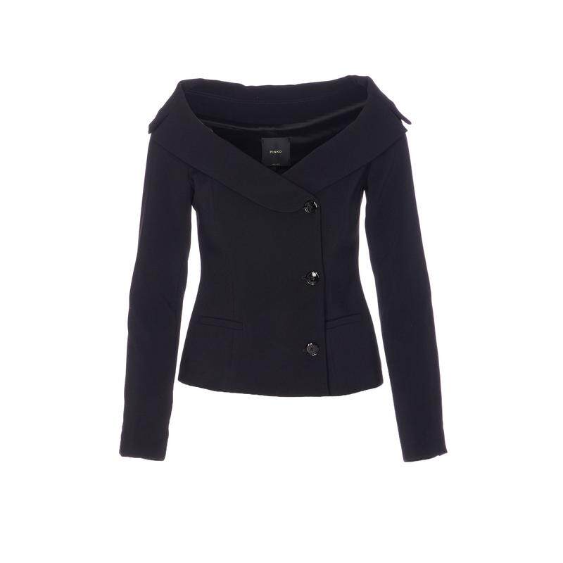Pinko 品高 女士 FW25 夹克 Pinko 露肩修身