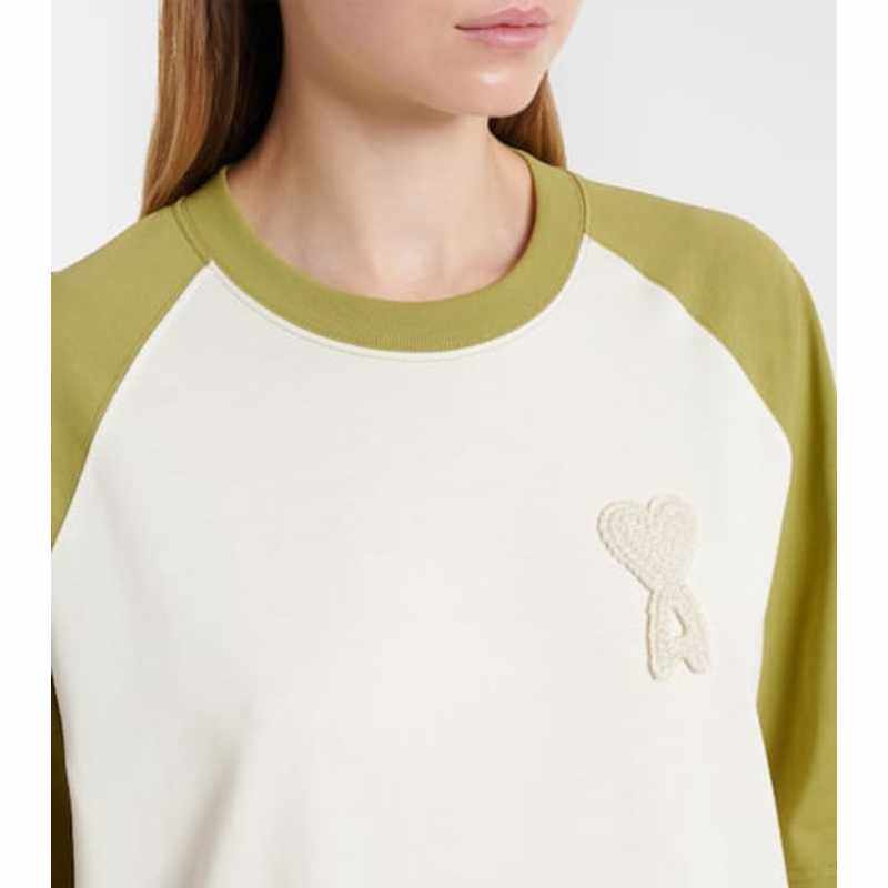 Ami Paris 女士 T恤 Ami De Cœur 棉质针织T恤,女装/女士精品,T恤,淘宝优惠券,粉丝福利购,淘宝优惠卷