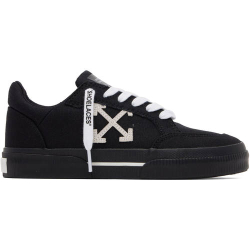 Off-White 男士 运动鞋 黑色 Vulcanized Low Canvas