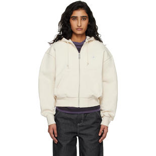 Carhartt WIP 卡哈特 女士 卫衣 灰白色 Casey 连帽衫