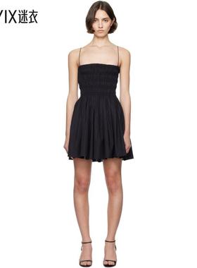 Matteau 女款黑色 Shirred Bodice 连衣裙  迷衣时尚