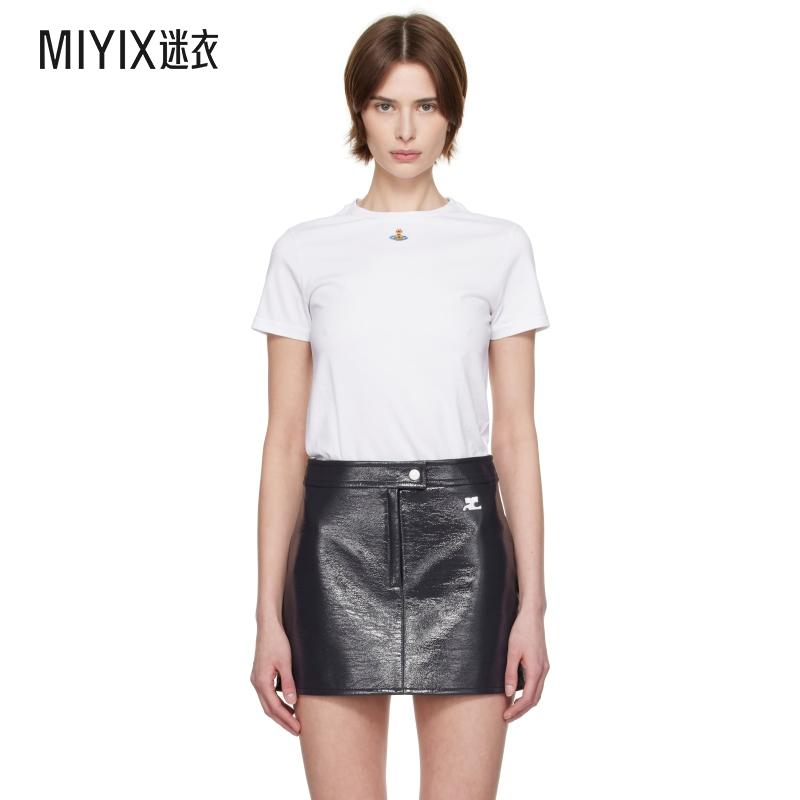 Vivienne Westwood西太后 女款白色 Orb Peru T 恤 迷衣时尚