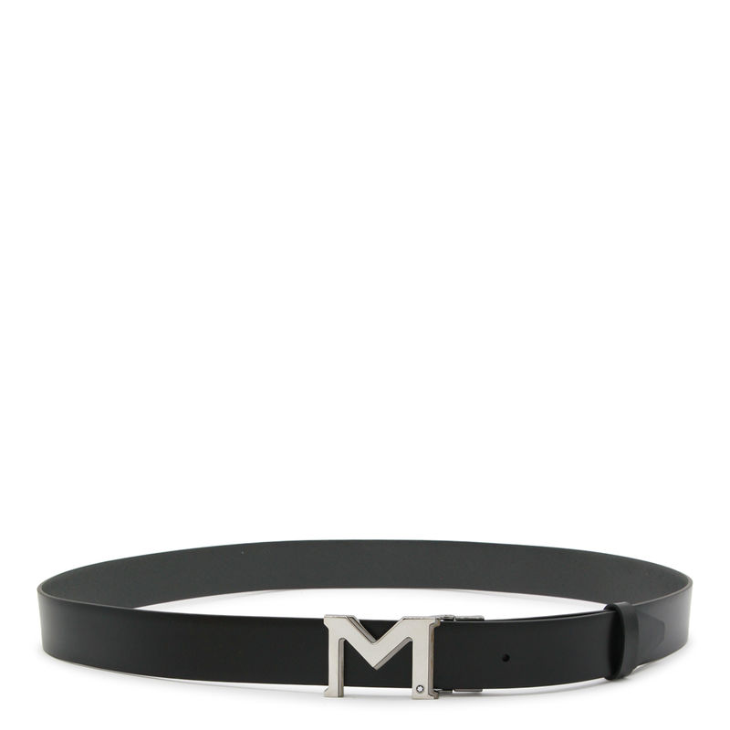 Montblanc万宝龙 男士 秋冬新品 腰带 黑色皮带腰带