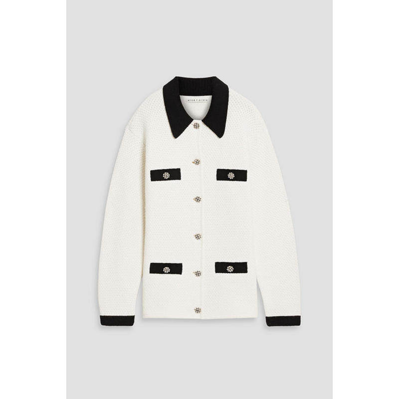 Alice + Olivia 女士 夹克 Phoebe 精饰羊毛混纺夹克