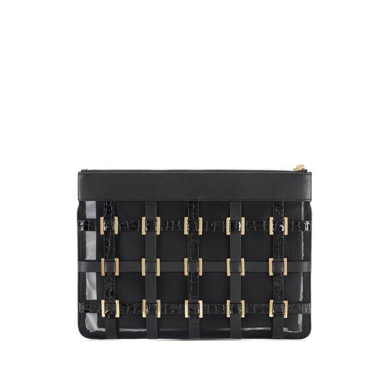 Elisabetta Franchi 女士 SS26 手拿包 铆钉手包
