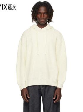 COMMAS 男款灰白色 Relaxed Knit 连帽衫 迷衣时尚