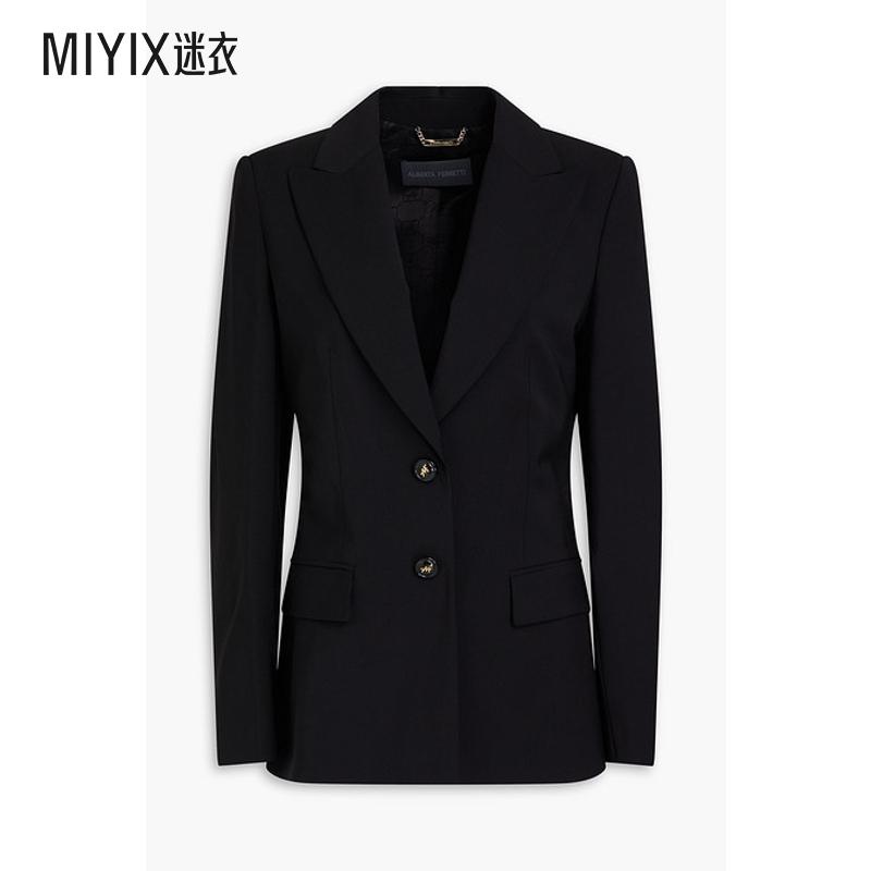 Alberta Ferretti  女 羊毛混纺西装外套 迷衣时尚