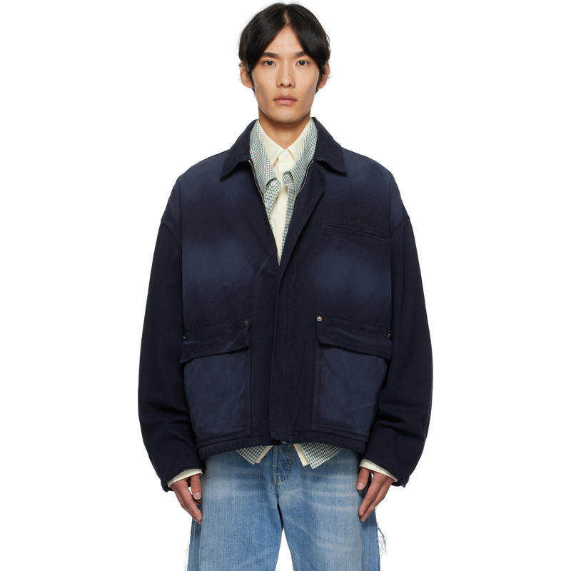 We11Done 男士 夹克 海军蓝 Classic Workwear 夹克