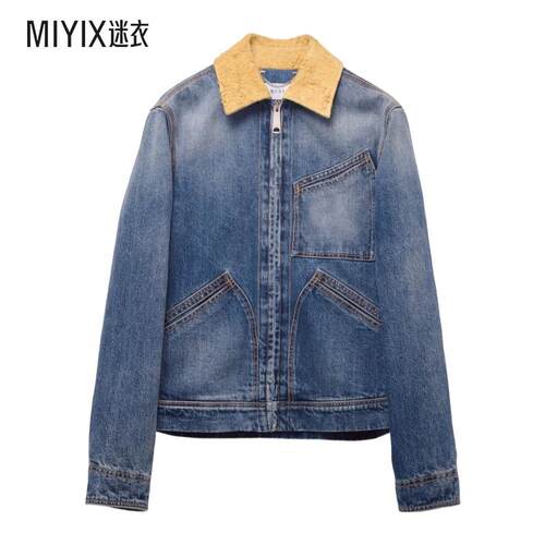 【春夏新品】AMQ Alexander McQueen亚历山大·麦昆 男士长袖牛仔