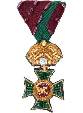 UNDERCOVER 女士 胸针 绿色 UC2E1X04 Cross 胸针