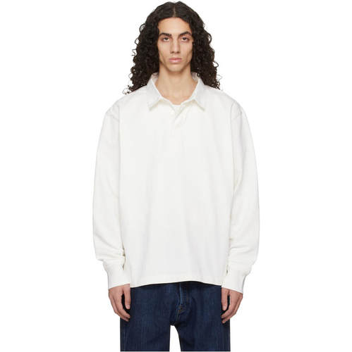 Studio Nicholson 男士 SS26 POLO衫 灰白色 Alyk Jersey Polo 衫