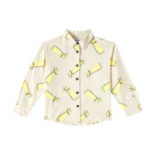 Bobo Choses 男童 上衣 Shooting 星星棉质衬衫童装