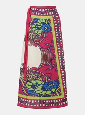 La DoubleJ 女士 中长裙 Lemuria Placée 棉质海滩罩衫