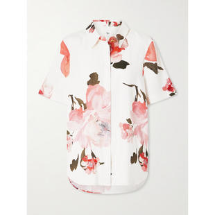 女士 印花亚麻混纺衬衫 26春新品 Vacation 衬衫 Aje