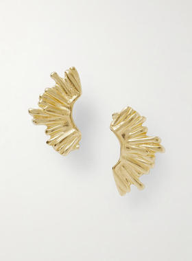 YSSO 女士 耳环 新月遮阳镀金耳环