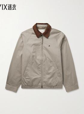 【秋冬新品】Aimé Leon Dore 男款Logo刺绣灯芯绒饰边棉质斜纹布