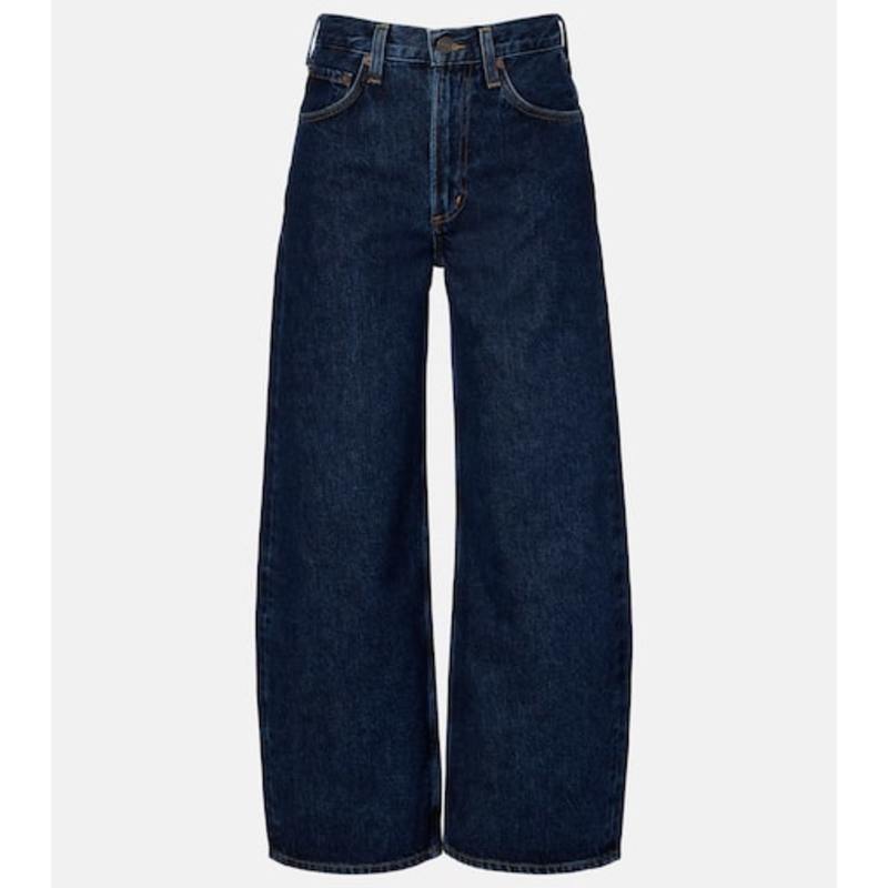 AGOLDE 女士 牛仔长裤 Curve barrel-leg 低腰短款中腰牛仔裤