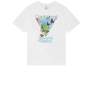 Casablanca 男士 SS26 T恤 卡萨布兰卡网球俱乐部超越命运短袖