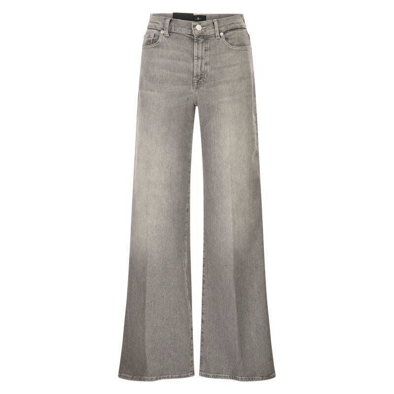 7 For All Mankind 女士 FW25 长裤 LOTTA 高腰喇叭牛仔裤