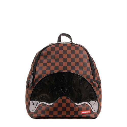 Sprayground 女士 FW24 托特包 Monster Patch 格纹背包