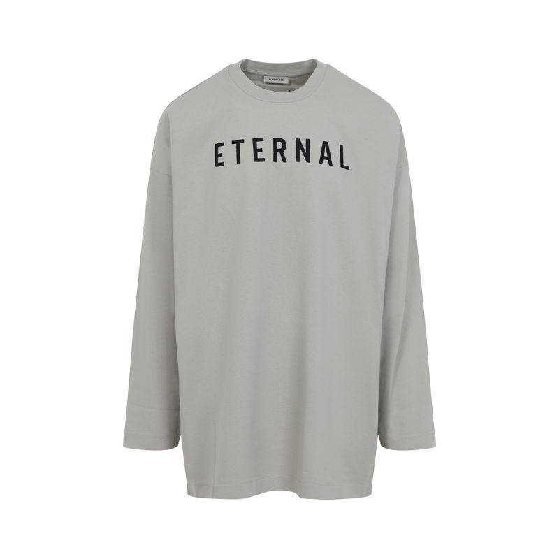 Fear Of God 男士 SS25 T恤 DOVE-GREY ETERNAL 灰色图片