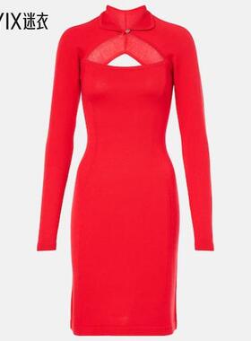 Vivienne Westwood西太后 女款针织羊毛中长连衣裙 迷衣时尚