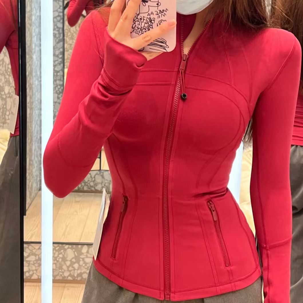 瑜伽修身版羽绒外套保暖美丽