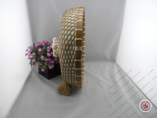 海帽斗笠竹帽渔夫渔民斗笠竹编帽舞蹈道具装饰帽农家装饰餐厅挂件