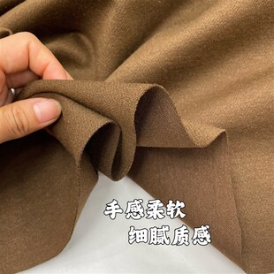 春秋新款闪光纱精纺羊毛呢套装布料高档秋冬连衣裙子西装裤子面料