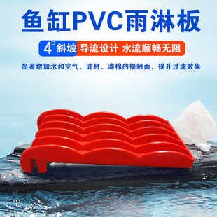 鱼缸过滤导流板雨淋分流板底滤板滤材抬高过滤板支撑板水族隔离板