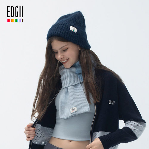 EDGII2025早春新品潮奢针织毛帽