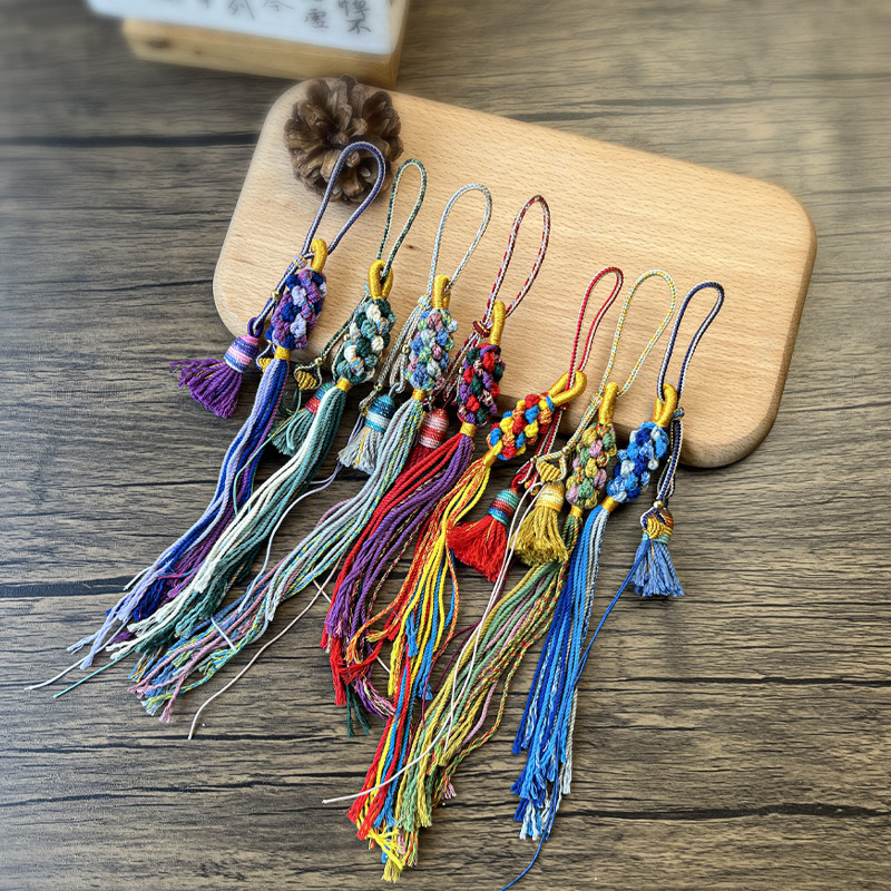 菠萝包挂古风文玩手把件挂绳 手工diy包包挂件文玩串珠子挂件绳子,纺织面料/辅料/配套,流苏/穗,淘宝优惠券,粉丝福利购,淘宝优惠卷