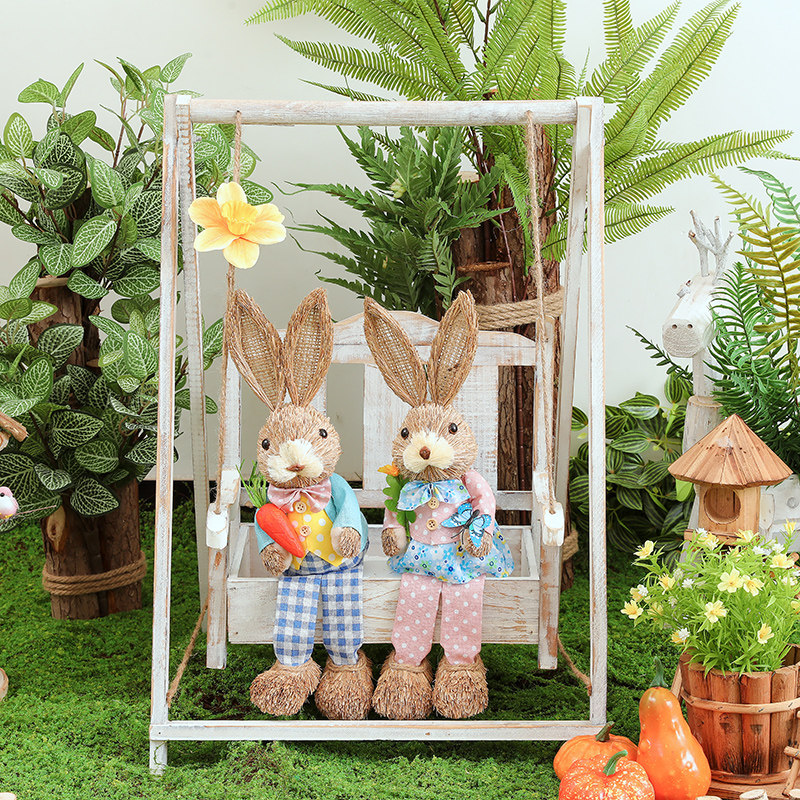 秋千花架空中吊饰庭院摆件幼儿园走廊教室装饰田园自然角环创材料,家居饰品,户外/庭院摆件,淘宝优惠券,粉丝福利购,淘宝优惠卷