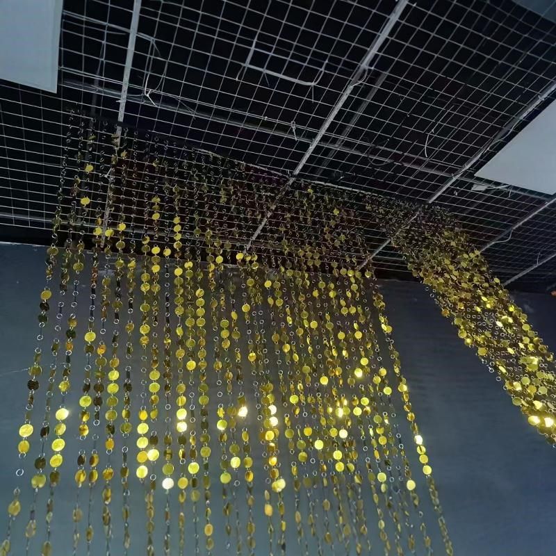 婚庆道具亮片挂件圆形珠光串挂帘镜面婚礼堂舞台背子吊顶装饰布置,节庆用品/礼品,吊顶纱幔,淘宝优惠券,粉丝福利购,淘宝优惠卷