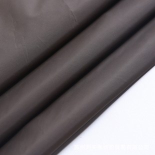 现货供应订单品质400T消光尼丝纺无胆防绒压光防泼水羽绒服面料