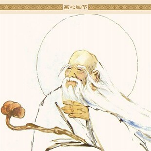 老子出关图 紫气东来骑牛青牛图卷轴挂画 人物丝绸画装饰字画定制