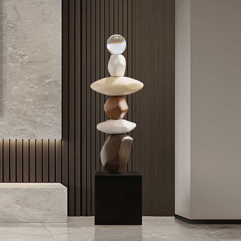 现代简约创意抽象艺术摆件酒店大堂售楼处样板房客厅玄关软装饰品,家居饰品,落地摆件,淘宝优惠券,粉丝福利购,淘宝优惠卷