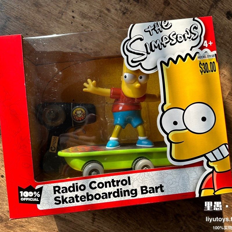 稀有老货!现货正版 辛普森一家大号遥控滑板车手办摆件限定收藏,节庆用品/礼品,创意/设计玩具,淘宝优惠券,粉丝福利购,淘宝优惠卷