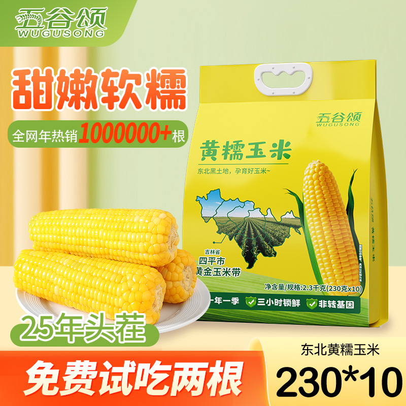 五谷颂25年新采东北大黏苞米10根