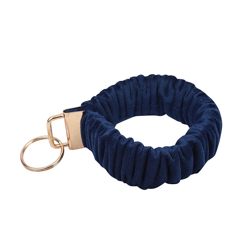 布艺手带钥匙扣戴手腕手机吊饰钥匙圈U圈环钥匙防丢绳