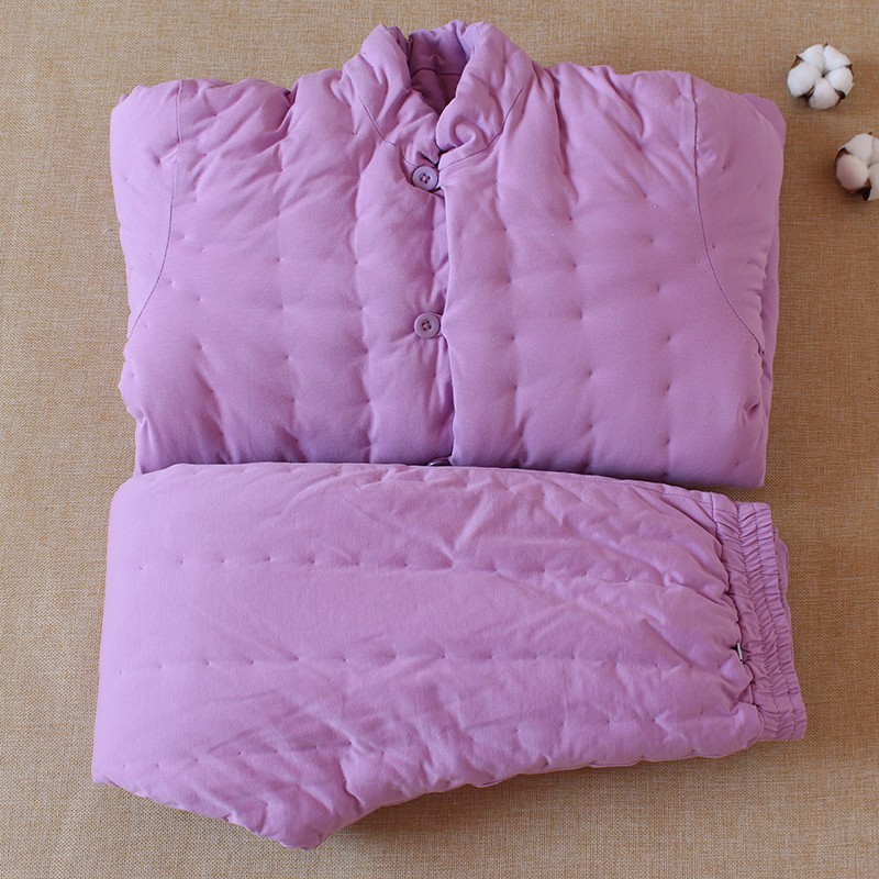 纯棉花手工女士冬季棉袄棉裤套z装成人大人保暖加厚高腰外套棉衣