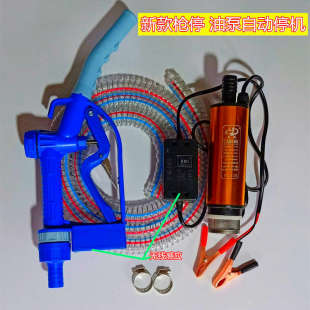 220v 电动抽油泵抽水机潜水泵自吸家用12v24