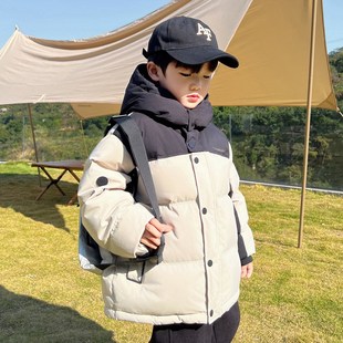 保暖面包服冬季 御宝当家童装 男童羽绒服加厚儿童外套2024秋冬新款