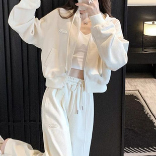 薄款运动套装女2026春秋季韩版宽松显瘦时尚洋气休闲跑步服两件套